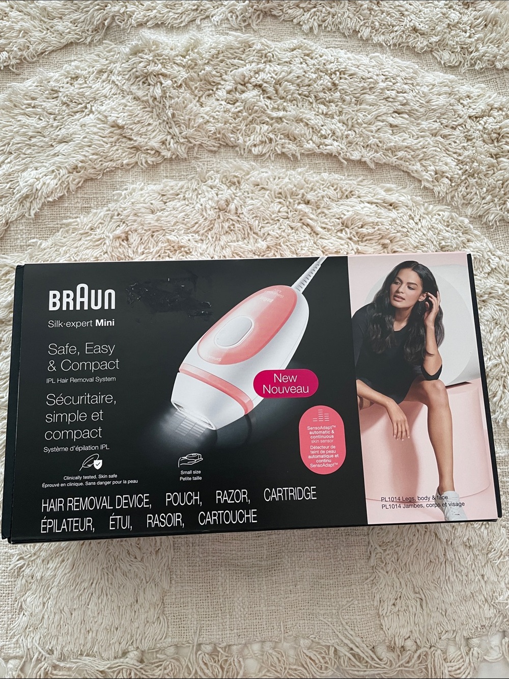 New in box Braun silk expert mini IPL new nouveau hair removal device nwt
